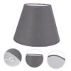 MERRYHAPY Chic Grey Fabric Lamp Shade Stylish Light Cover for Table and Floor Lamps Decor Accent Material for Use for Lighting Fixtures view 4