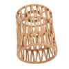 KICHOUSE Woven Paper Rope Pendant Lamp Shade Rustic Lampshade Replacement for Ceiling Lights Compatible for Bedroom Living Room Restaurant Hotel Decor view 1