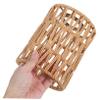 KICHOUSE Woven Paper Rope Pendant Lamp Shade Rustic Lampshade Replacement for Ceiling Lights Compatible for Bedroom Living Room Restaurant Hotel Decor view 4