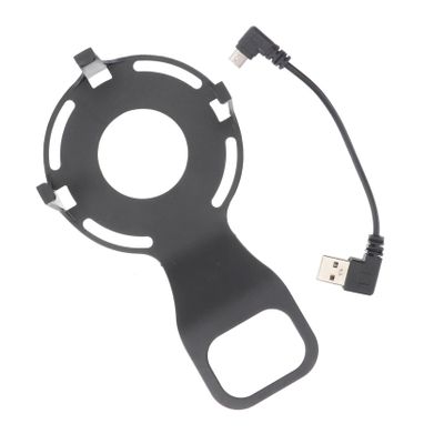 LIFKICH 1 Pc Wall-Mounted Bracket Case for 2 Black Non-Punch Holder Wall-Mounted Cases