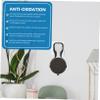 LIFKICH 1 Pc Wall-Mounted Bracket Case for 2 Black Non-Punch Holder Wall-Mounted Cases view 4