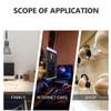 MERRYHAPY Metal Headphone Hanger Wooden Stand Desktop Organizer Strong Load Capacity Slip Space Saver view 3