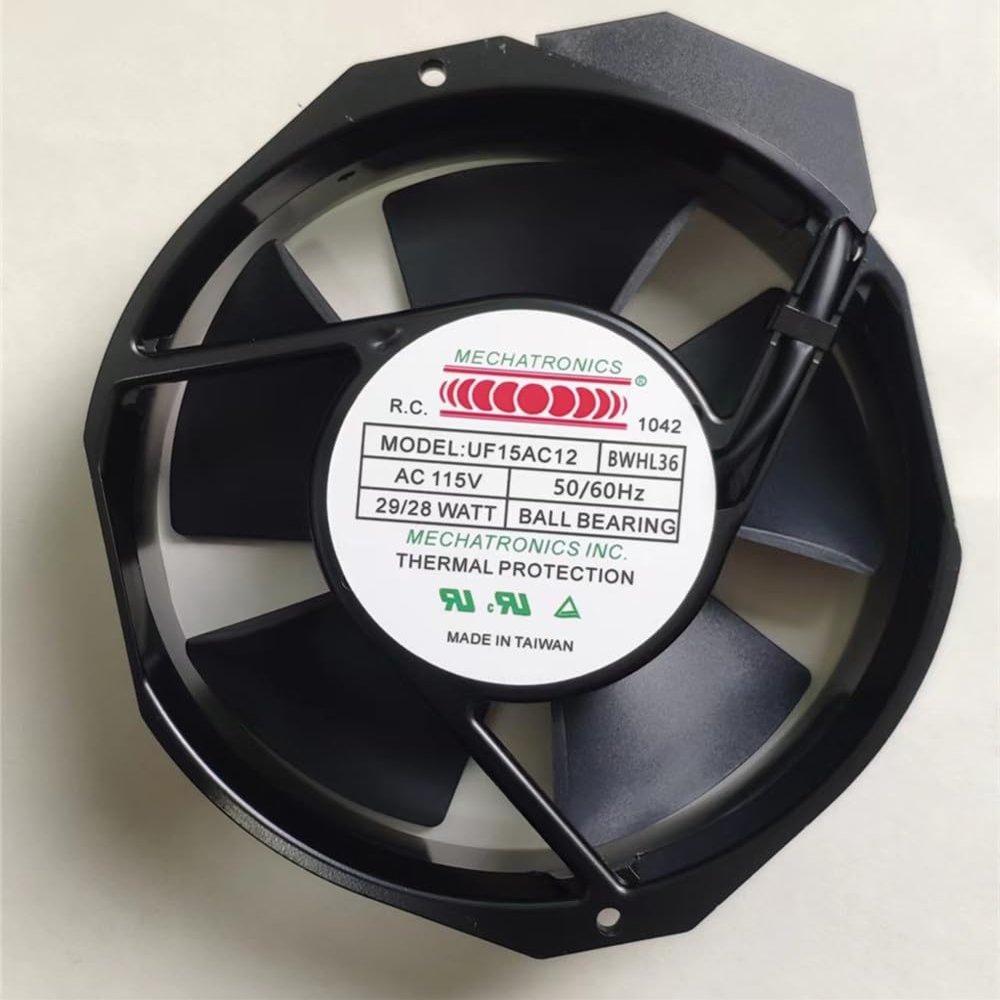 1 PCS UF15AC12 BWHL36 UF15AC12-BWHL36 AC115V 29/28W 17215038mm Cooling Fan