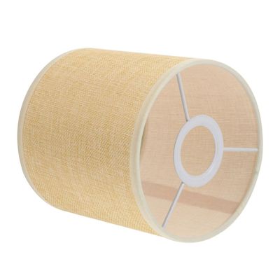 NULYLU Elegant Lamp Shade Sturdy Linen Lampshade Multifunctional Light Fixture Cover