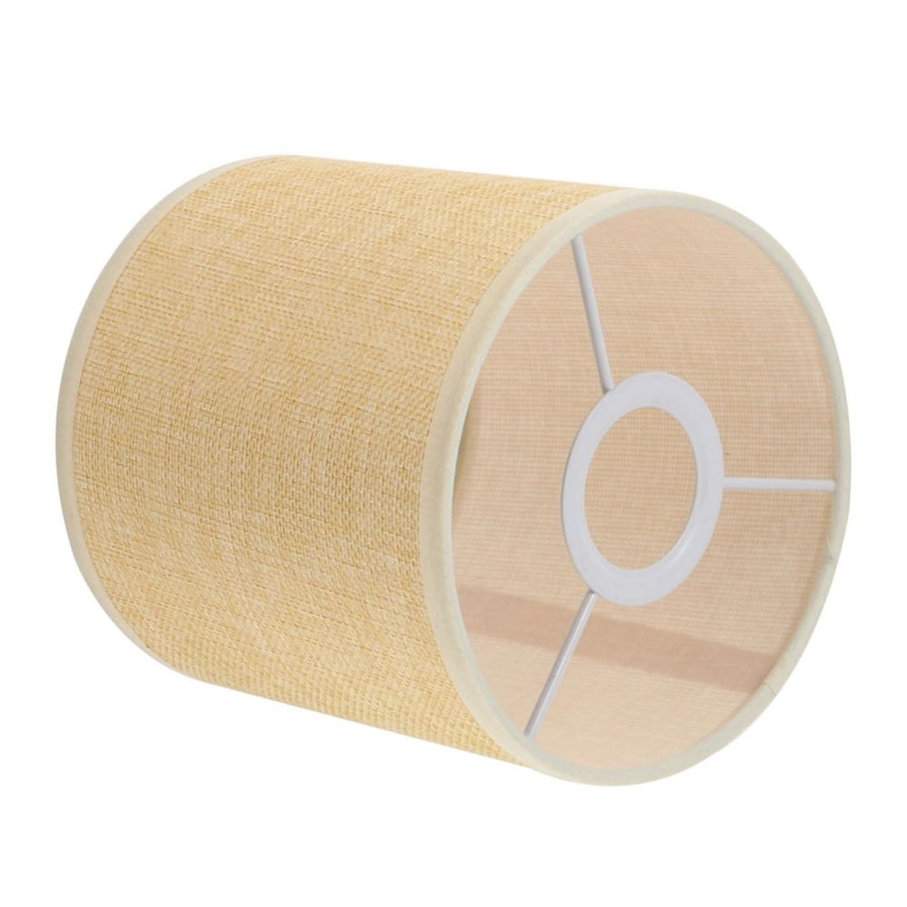 NULYLU Elegant Lamp Shade Sturdy Linen Lampshade Multifunctional Light Fixture Cover