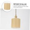 NULYLU Elegant Lamp Shade Sturdy Linen Lampshade Multifunctional Light Fixture Cover view 2