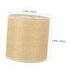 NULYLU Elegant Lamp Shade Sturdy Linen Lampshade Multifunctional Light Fixture Cover view 4