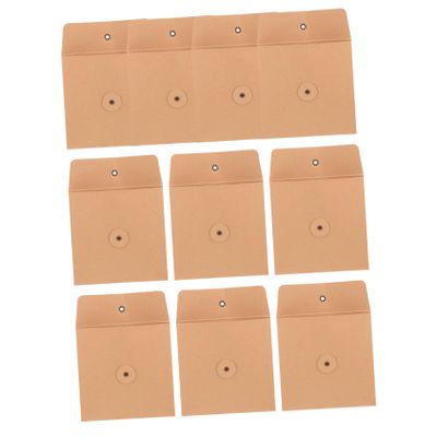 VILLCASE 10pcs Cd Kraft Paper Sleeves Dvd Mailing Sleeves Cd Dvd Envelopes Professional Storage