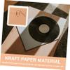 VILLCASE 10pcs Cd Kraft Paper Sleeves Dvd Mailing Sleeves Cd Dvd Envelopes Professional Storage view 3