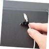 MERRYHAPY 16pcs Self-Adhesive Cable Clips for Car Interior Durable Cable Organizers for Headphone Data and Charging Wires Easy to Install Strong Adhesive Versatile Use Black view 4
