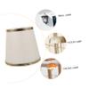 NULYLU Sturdy Cloth Lampshade Simple Style Light Cover Chandelier Accessory for Home Hotel Study view 3