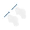 FAVOMOTO 1set Cartoon Cloud Shaped Ceramic Drawer Pull Handles Single Knobs for Dressers Cabinets and Wardrobes view 1