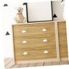 FAVOMOTO 1set Cartoon Cloud Shaped Ceramic Drawer Pull Handles Single Knobs for Dressers Cabinets and Wardrobes view 2