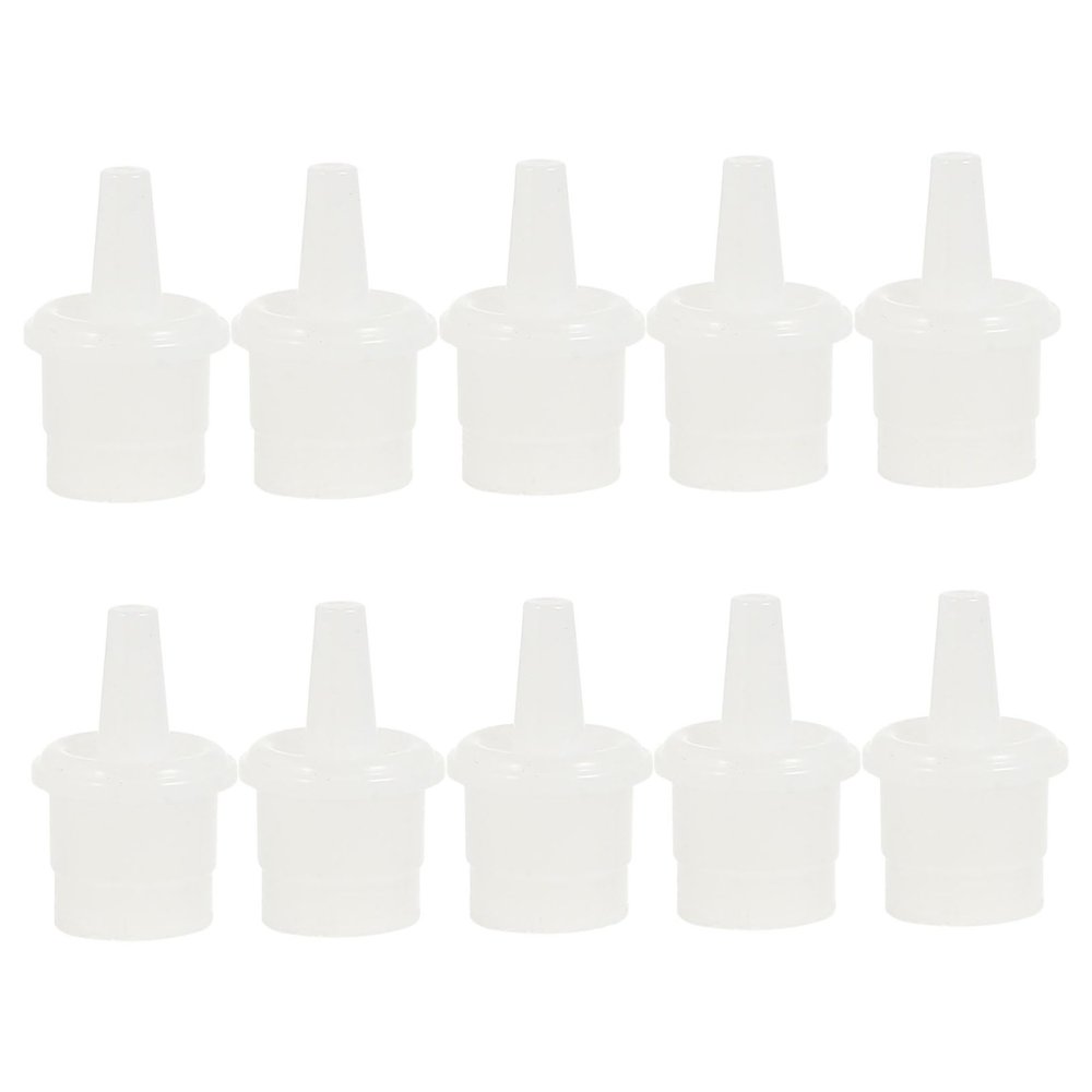 Baluue 100pcs Eyelash Replacement Caps Lash Bottle Tips Lash Plugs Glue Bottle Stopper Easy Apply Seal