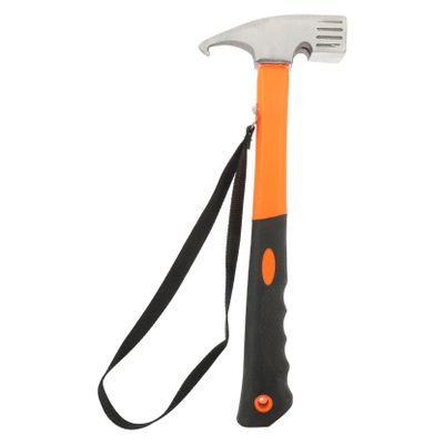 Outanaya Outdoor Multi-functional Tent Hammer Stake Extractor Camping Mallet for Easy Peg Installation and Removal for Camping and Outdoor Activities
