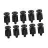 OSALADI 10pcs .2 Ssd Mounting Screws Hexagon Head Black for Motherboard Repair Kit view 1