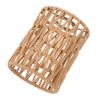 WHAMVOX Paper Rope Woven Lampshade Rustic Ceiling Lamp Cover for Handmade Light Cover for Home Hotel Cafe and Restaurant Safe Lightweight and Wear-resistant Design view 1