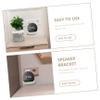 MERRYHAPY 1pc Wall-Mounted Speaker Rack Holder for Echo Design Material Punch Installation for Home Use and Surround view 4