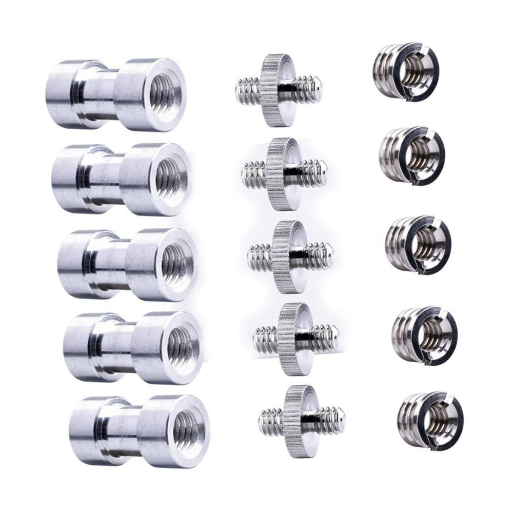 ARTIBETTER 18pcs Camera Mounting Kit Screw Adapters for Mount Extensions Tripod Stand