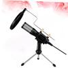 Wakauto Microphone Long Distance USB Computer Mic Replacement Clip Interview Handle view 3