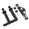 HOMSFOU Underwater Camera Tray Stabilizer Rig Dual Mount Lightweight and Sturdy Support for Diving Photography Compatible with Housings and Video Lights Black view 4