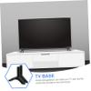 JEWEDECO 1set Tv Stand Stable Base Tabletop Tv Bracket Safe Design Strong Load-Bearing Capacity Easy Installation No Drill Required view 2