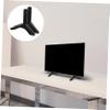 JEWEDECO 1set Tv Stand Stable Base Tabletop Tv Bracket Safe Design Strong Load-Bearing Capacity Easy Installation No Drill Required view 3