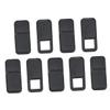 CAXUSD 9pcs Metal Webcam Cover for Privacy Oval Shutter for Laptop Tablet Smartphone Easy to Use Prevents Access Black view 1