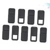 CAXUSD 9pcs Metal Webcam Cover for Privacy Oval Shutter for Laptop Tablet Smartphone Easy to Use Prevents Access Black view 2