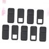 CAXUSD 9pcs Metal Webcam Cover for Privacy Oval Shutter for Laptop Tablet Smartphone Easy to Use Prevents Access Black view 3