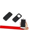 CAXUSD 9pcs Metal Webcam Cover for Privacy Oval Shutter for Laptop Tablet Smartphone Easy to Use Prevents Access Black view 4