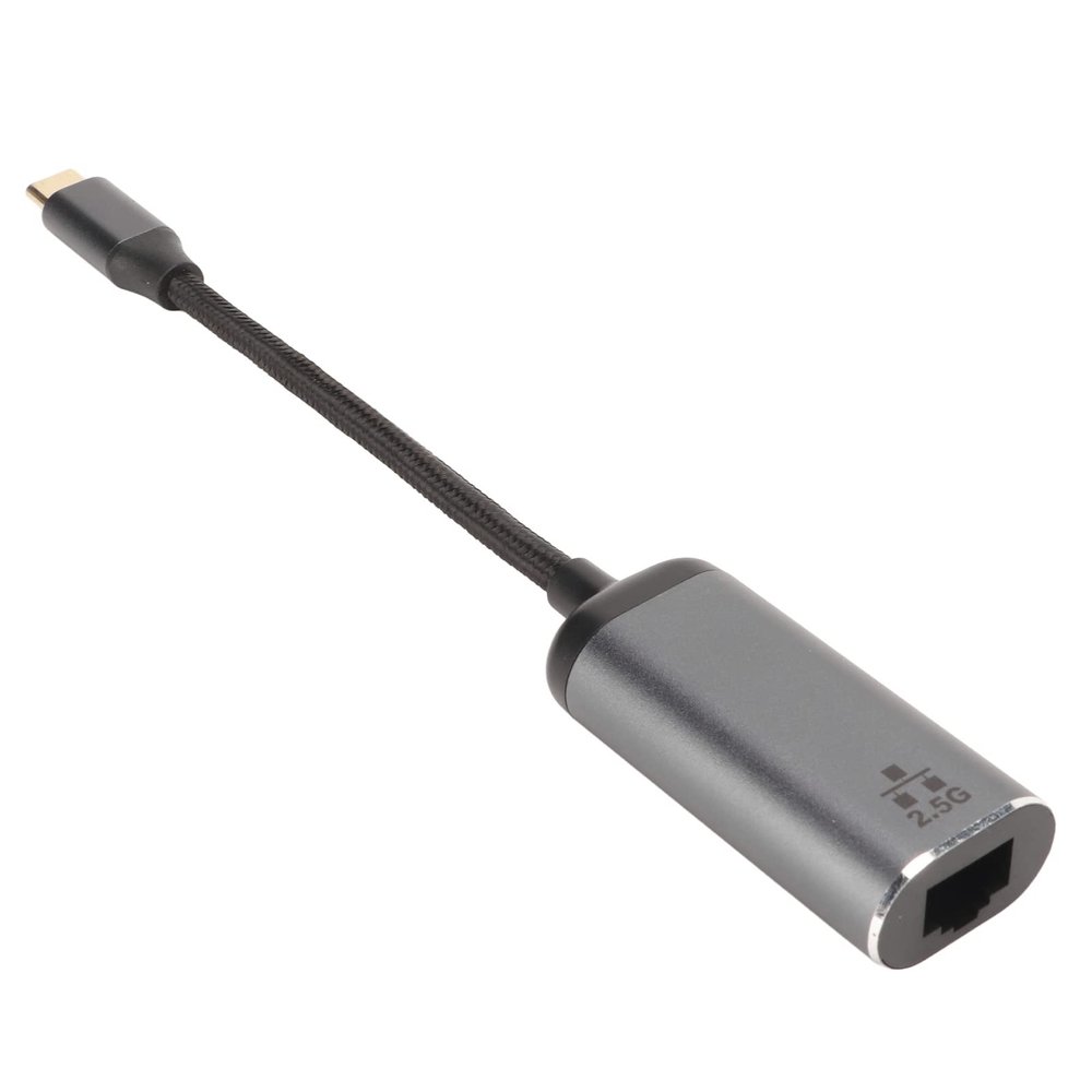 2.5G USB C to Gigabit Ethernet LAN Network Adapter, Plug and Play RJ45 Network LAN with 2500Mbps Speed for, OS, Support