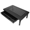 BRIGHTFUFU Ergonomic Computer Monitor Stand Adjustable Height Riser for Laptop Printer Durable Iron Construction with Drawer Space-saving Design for Home Office view 1