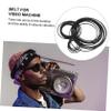 Levemolo 30pcs Recorder Rubber Belts for Cassette Players Durable Replacement Belts for Cd DVD Drives Audio Devices Flexible Smooth Operation for Music Recording Use view 4