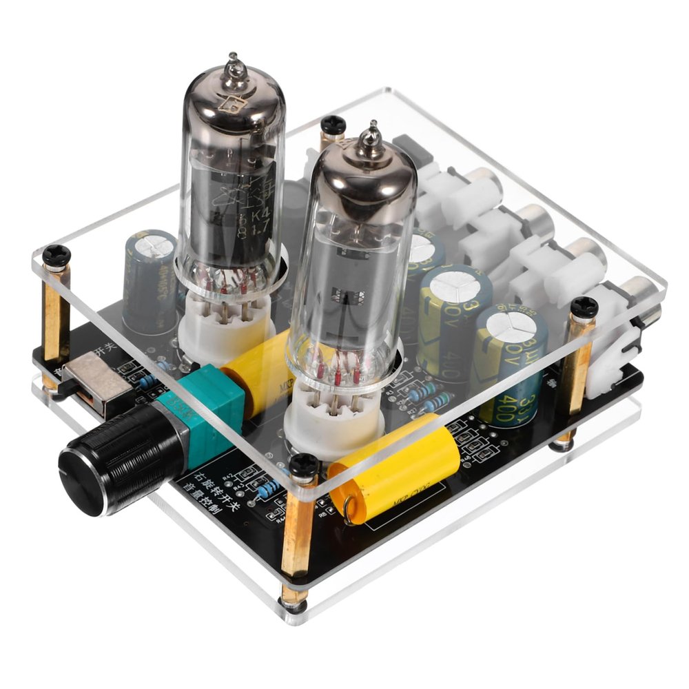 BRIGHTFUFU Hi-fi Tube Preamp for Turntable Phono Preamp Home Stereo Amplifier DIY Home Theater Kit