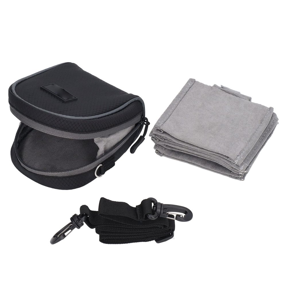 Ymiko Camera Lens Filter Case, 8 Slot Nylon Filters Bag, with Shoulder Strap, for Photography