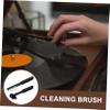 Totority 2pcs Vinyl Record Cleaner Brush Record Brush Turntable Stylus Cleaning Tool Noise Reduction view 4