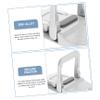 OSOLADY 2pcs Foldable Laptop Stand Riser Portable Notebook Holder with Hidden Keyboard Feet Compatible with Various Laptops Lightweight Design for Ergonomic Use at Home Office view 4