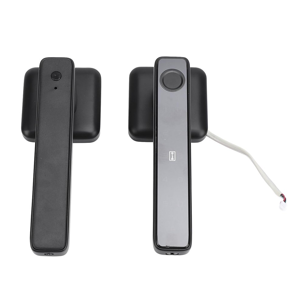 Ymiko Keyless Entry Fingerprint Passcode Smart Lock with APP Control, IC Cards, 100 Fingerprints, 100 Passwords for Wooden, Vacuum Doors, Bedroom, Home, Hotel