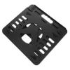 BRIGHTFUFU Folding Laptop Stand Slip Design Adjustable Height for Improved Posture Portable Laptop Cooling Rack for Office Library and Home Use Black view 1