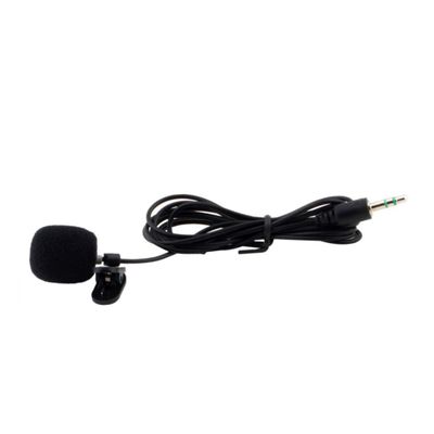 Totority Loudspeaker Lapel Clip Mini 3.5mm Tie Lapel Lavalier Microphone for Computer Laptop