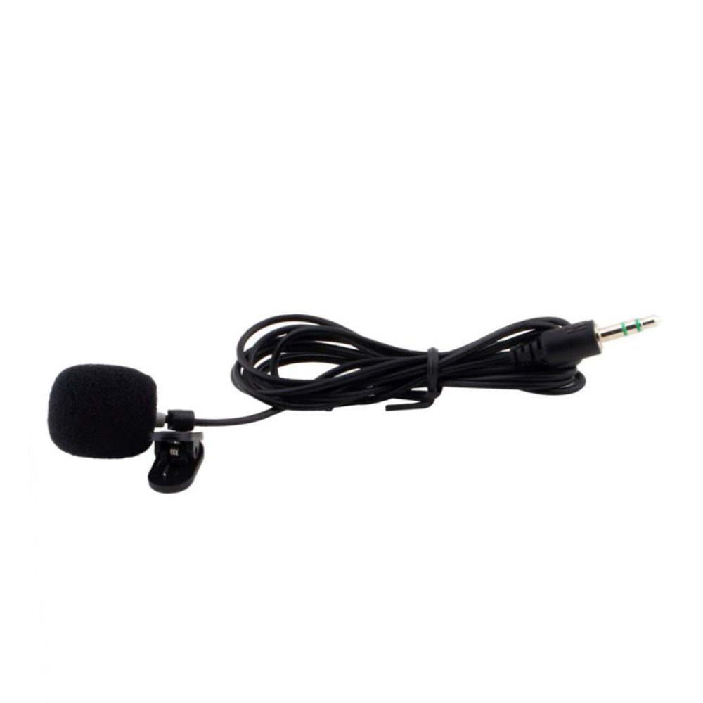 Totority Loudspeaker Lapel Clip Mini 3.5mm Tie Lapel Lavalier Microphone for Computer Laptop