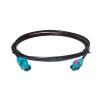 keisnoaja H-MTD Dual Female E6K10A-1CAZ5-Z 10 Gigabit Ethernet Cable Compatible with ROSENBERGER (H-MTD Double Ended with Shell, 5M) view 1