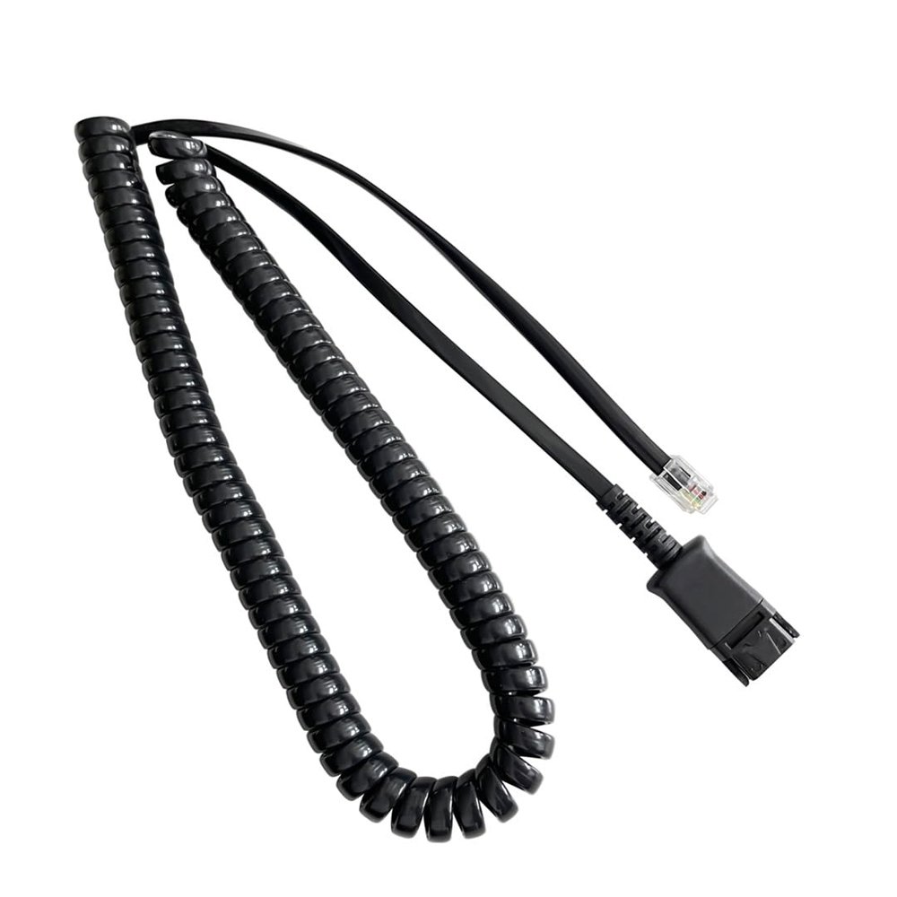daily headset U10P-S Adapter Reversed Cable Compatible with Plantronics QD Work with Grandstream Snom Yealink IP Phones