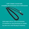 daily headset U10P-S Adapter Reversed Cable Compatible with Plantronics QD Work with Grandstream Snom Yealink IP Phones view 3