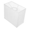 MERRYHAPY Rectangular Cloth Lampshade Pleated Design Lightweight and Easy to Install for Table and Hanging Lamps Decor Small off view 1