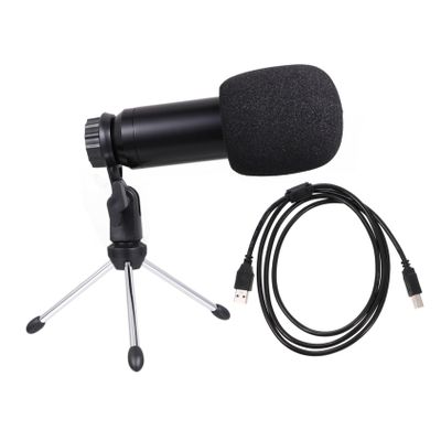 Abaodam Professional Condenser Microphone USB for Desktop Laptop Tripod Noise Reduction