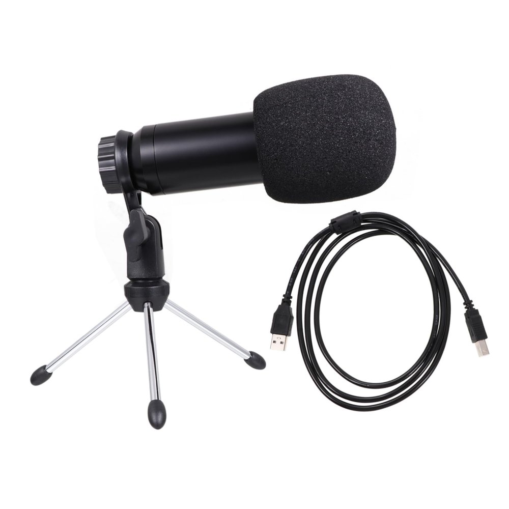Abaodam Professional Condenser Microphone USB for Desktop Laptop Tripod Noise Reduction