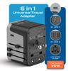Ceptics 30W Universal Travel Adapter - 2 USB-A + 3 USB-C, 6 in 1 Design view 2