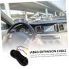 ULTECHNOVO Car Video Extension Cord Rear View Mirror Extender Rearview Camera Reverse Camera view 4